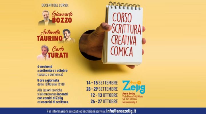 ZELIG : CORSO SCRITTURA CREATIVA COMICA